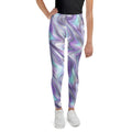Printed Liquid Chrome Effect Youth Leggings