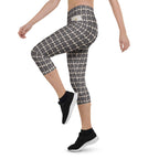 Printed Parisian Tweed Effect Capris