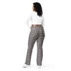 Printed Parisian Tweed Effect Flare Leggings