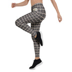 Printed Parisian Tweed Effect Leggings