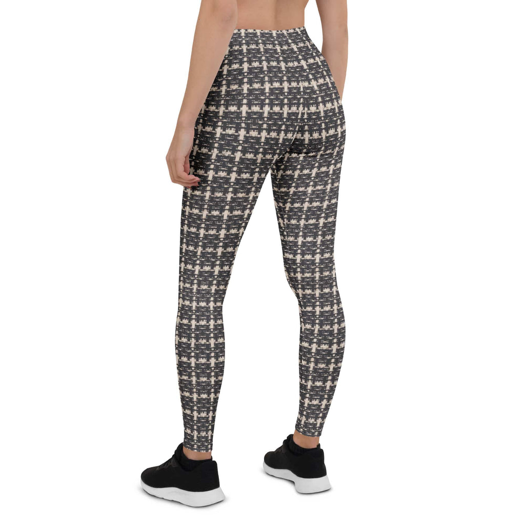 Printed Parisian Tweed Effect Leggings