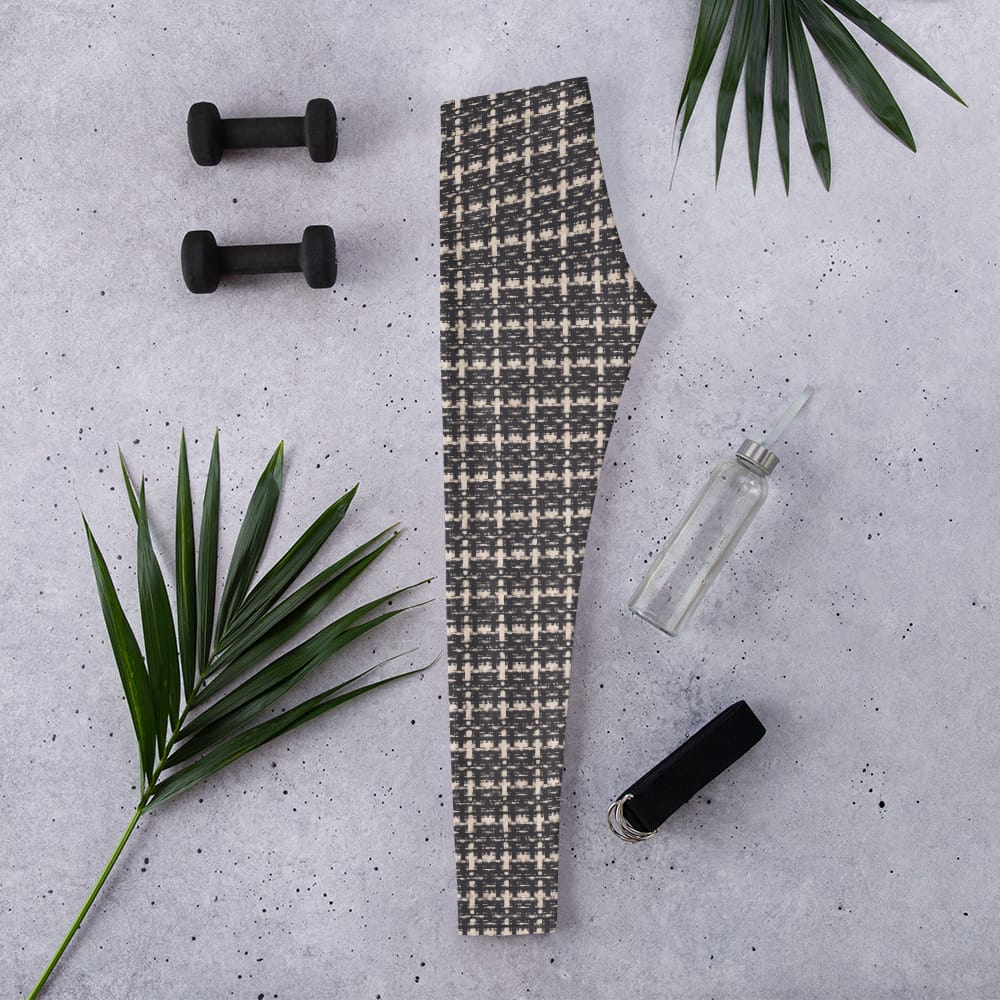 Printed Parisian Tweed Effect Leggings