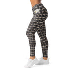 Printed Parisian Tweed Effect Leggings