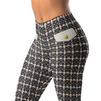 Printed Parisian Tweed Effect Leggings