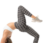 Printed Parisian Tweed Effect Leggings