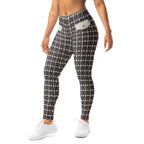 Printed Parisian Tweed Effect Leggings