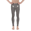 Printed Parisian Tweed Effect Men's Leggings