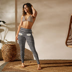 Printed Parisian Tweed Effect Yoga Leggings