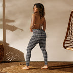 Printed Parisian Tweed Effect Yoga Leggings