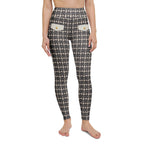 Printed Parisian Tweed Effect Yoga Leggings