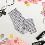 Printed Royal Tweed Effect Capris