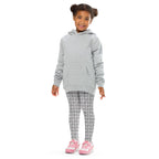Printed Royal Tweed Effect Kid's Leggings