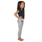 Printed Royal Tweed Effect Kid's Leggings