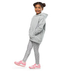 Printed Royal Tweed Effect Kid's Leggings