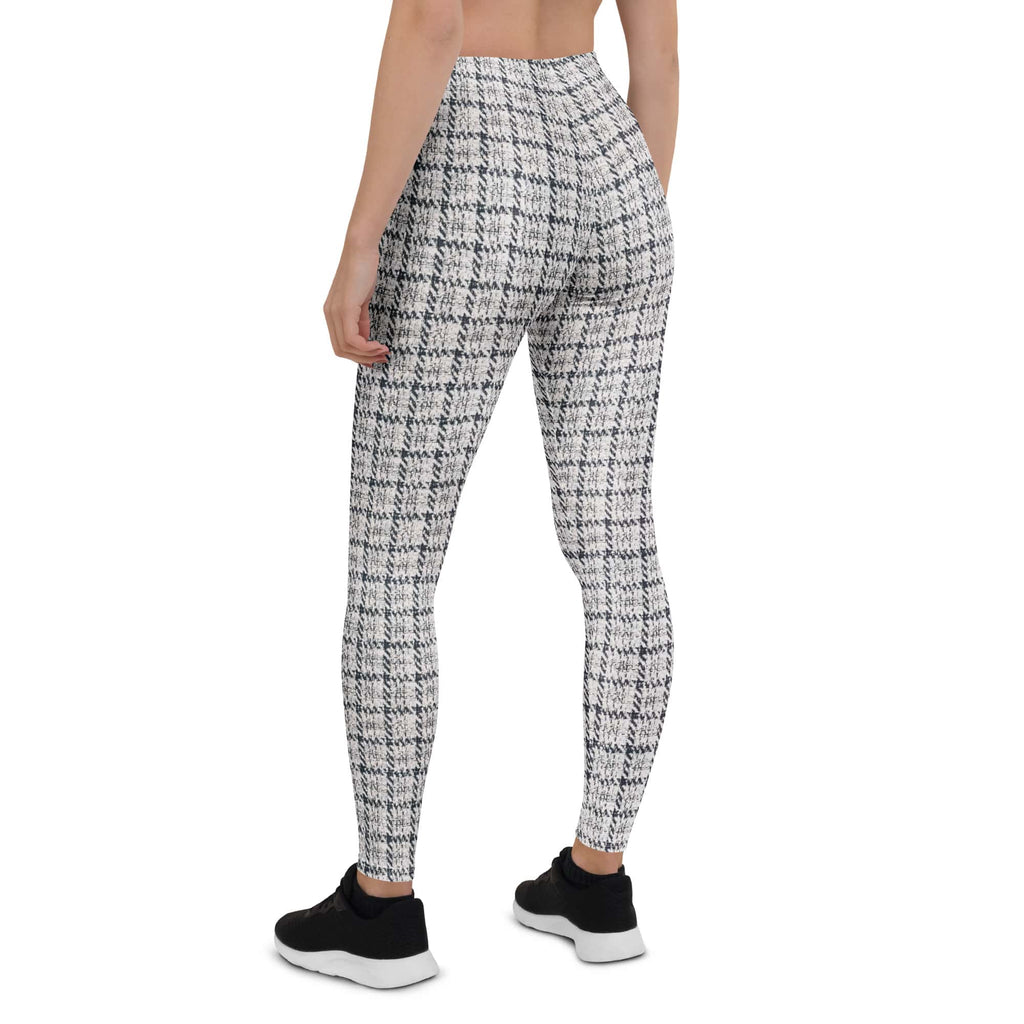 Printed Royal Tweed Effect Leggings