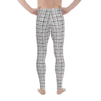 Printed Royal Tweed Effect Men's Leggings