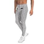 Printed Royal Tweed Effect Men's Leggings