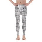 Printed Royal Tweed Effect Men's Leggings