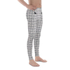Printed Royal Tweed Effect Men's Leggings