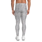 Printed Royal Tweed Effect Men's Leggings