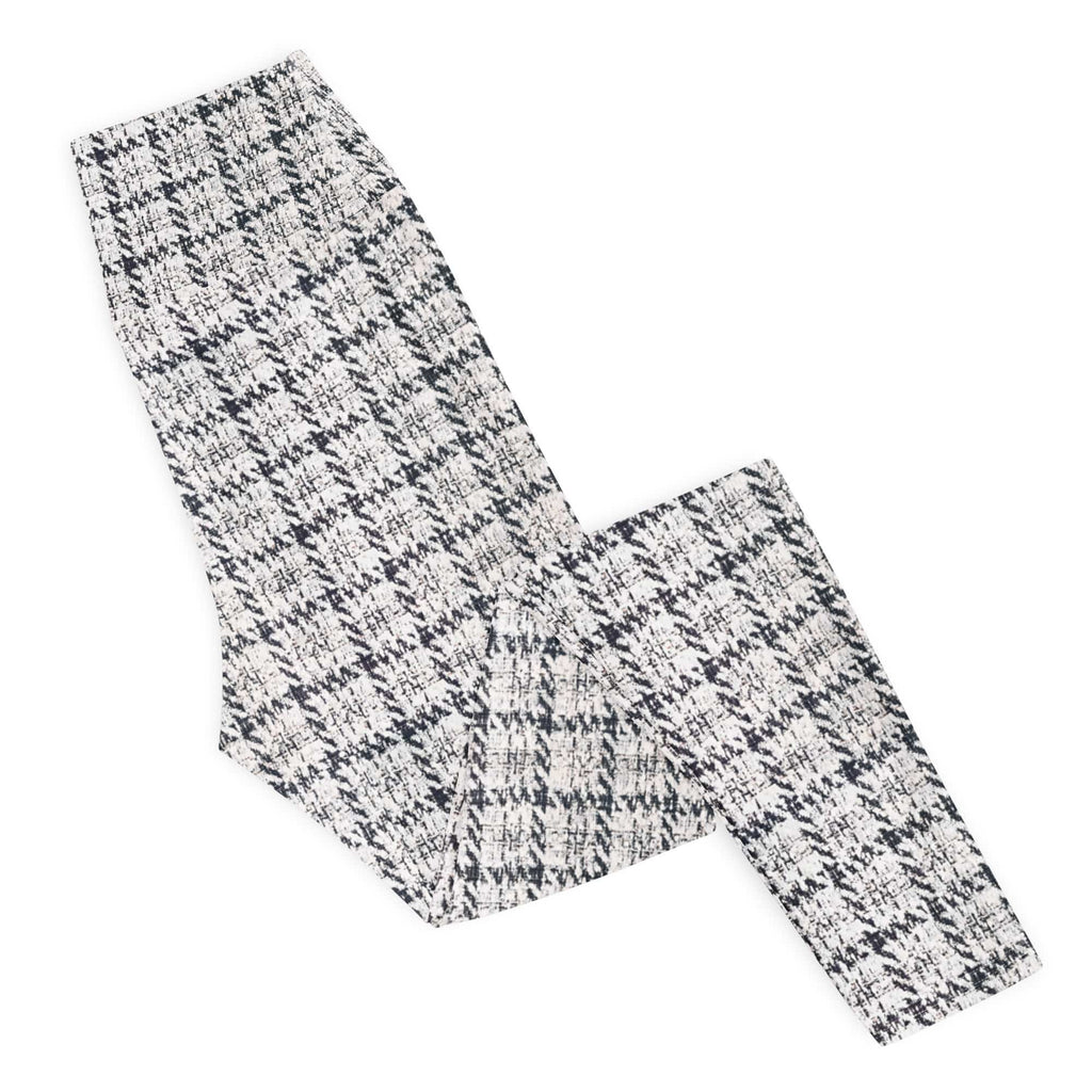 Printed Royal Tweed Effect Yoga Leggings
