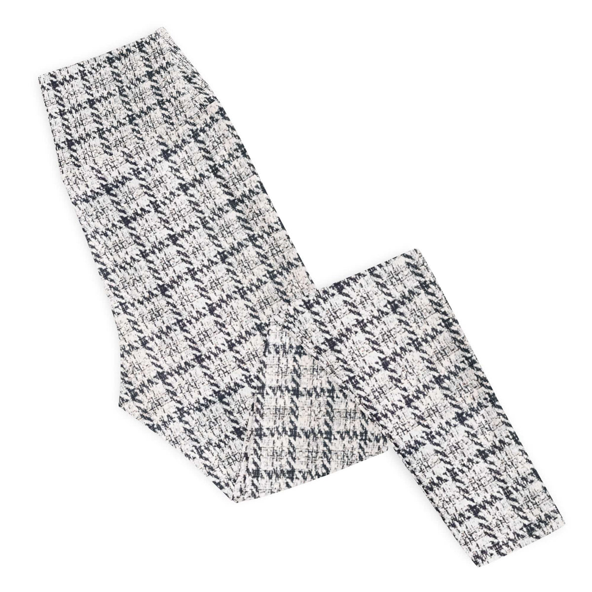 Printed Royal Tweed Effect Yoga Leggings