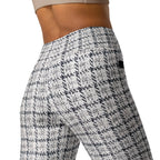 Printed Royal Tweed Effect Yoga Leggings