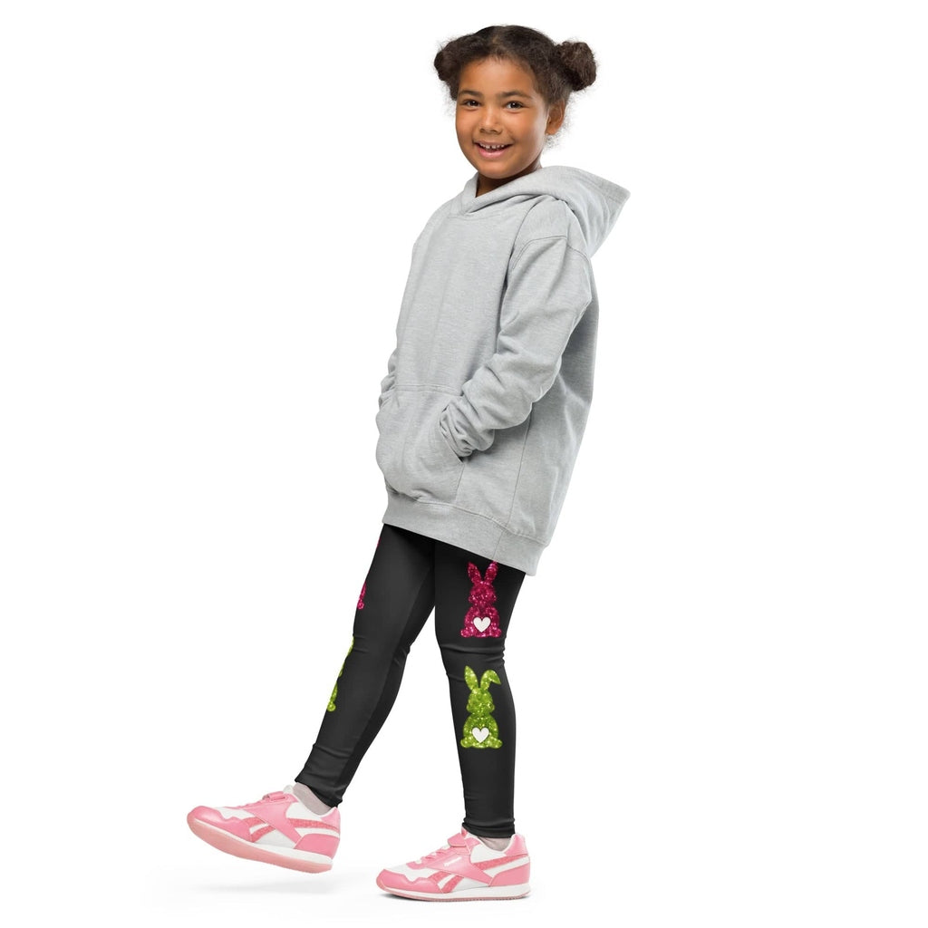 Printed Sparkle Effect Easter Kid's Leggings