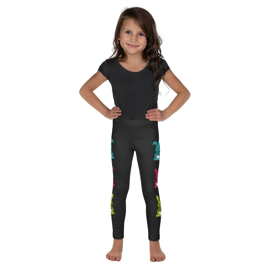 Printed Sparkle Effect Easter Kid's Leggings