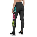 Printed Sparkle Effect Easter Leggings