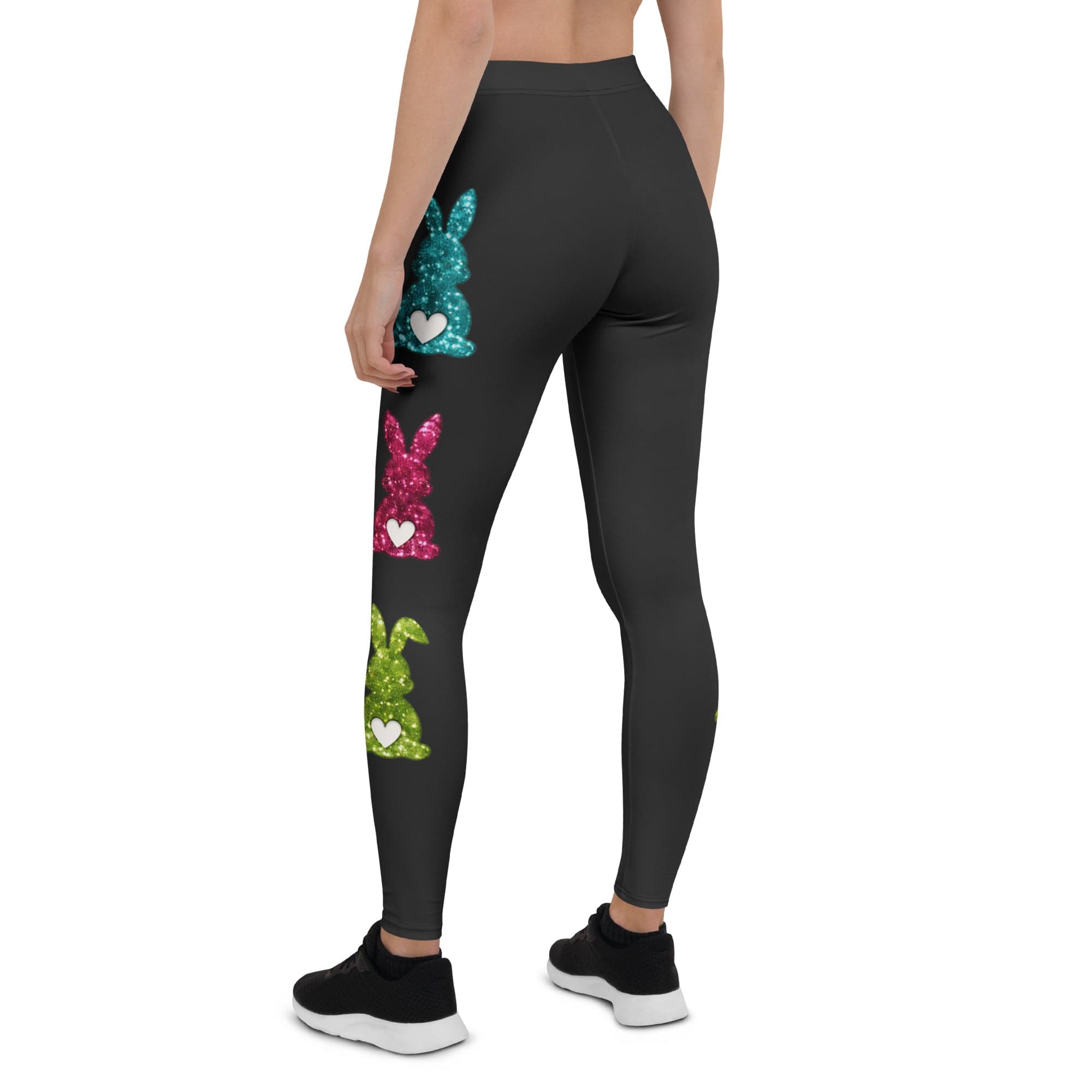 Printed Sparkle Effect Easter Leggings