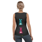 Printed Sparkle Effect Easter Tank Top