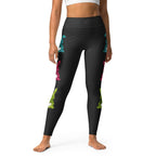 Printed Sparkle Effect Easter Yoga Leggings