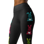 Printed Sparkle Effect Easter Yoga Leggings