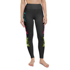 Printed Sparkle Effect Easter Yoga Leggings