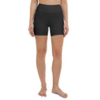 Printed Sparkle Effect Easter Yoga Shorts