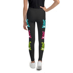 Printed Sparkle Effect Easter Youth Leggings