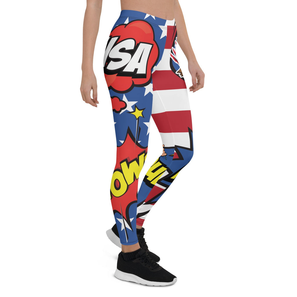 Proud American Pop Art Leggings