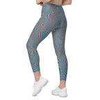 Psychedelic Abstract Leggings With Pockets