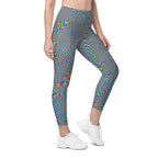 Psychedelic Abstract Leggings With Pockets