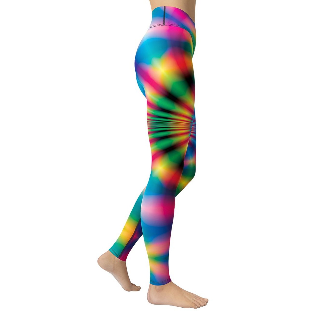 Psychedelic Rave Yoga Leggings
