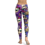Psychedelic Skulls Leggings
