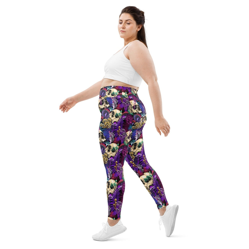 Skull Trippy Psychedelic Men's Leggings