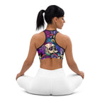 Psychedelic Skulls Sports Bra
