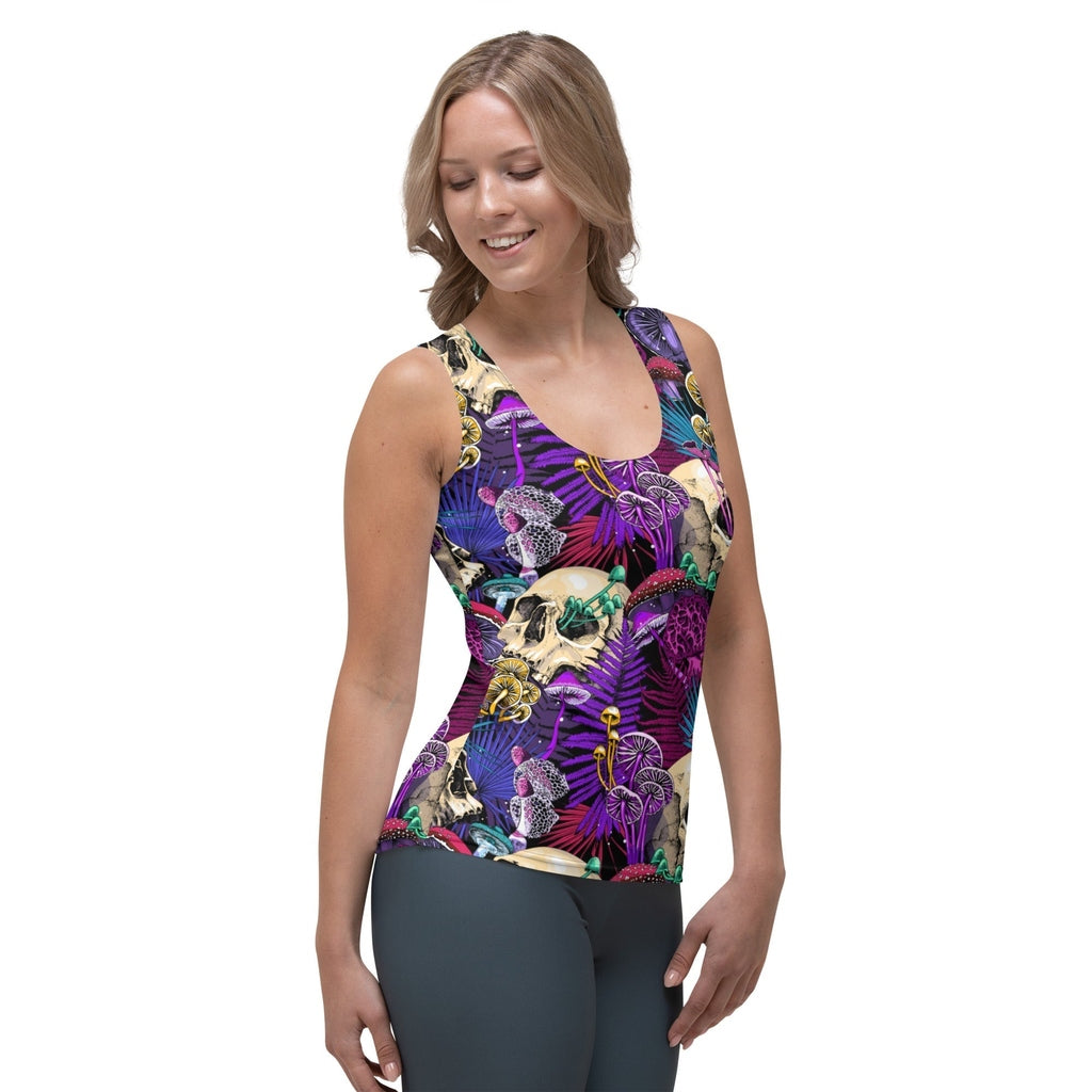 Psychedelic Skulls Tank Top