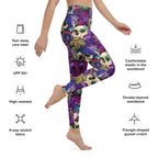Psychedelic Skulls Yoga Leggings
