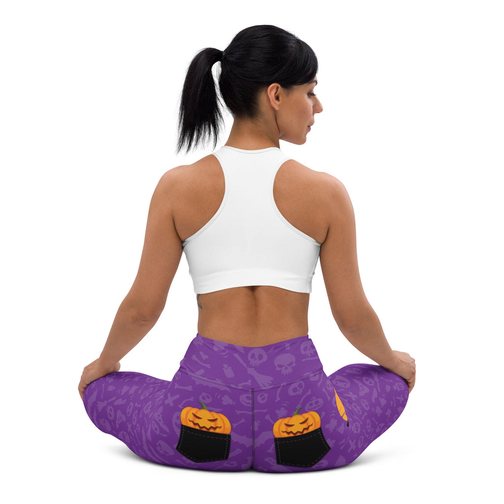Pumpkin Pocket Halloween Yoga Leggings