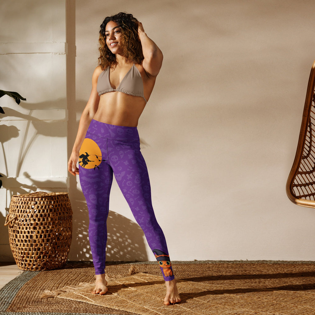 Pumpkin Pocket Halloween Yoga Leggings