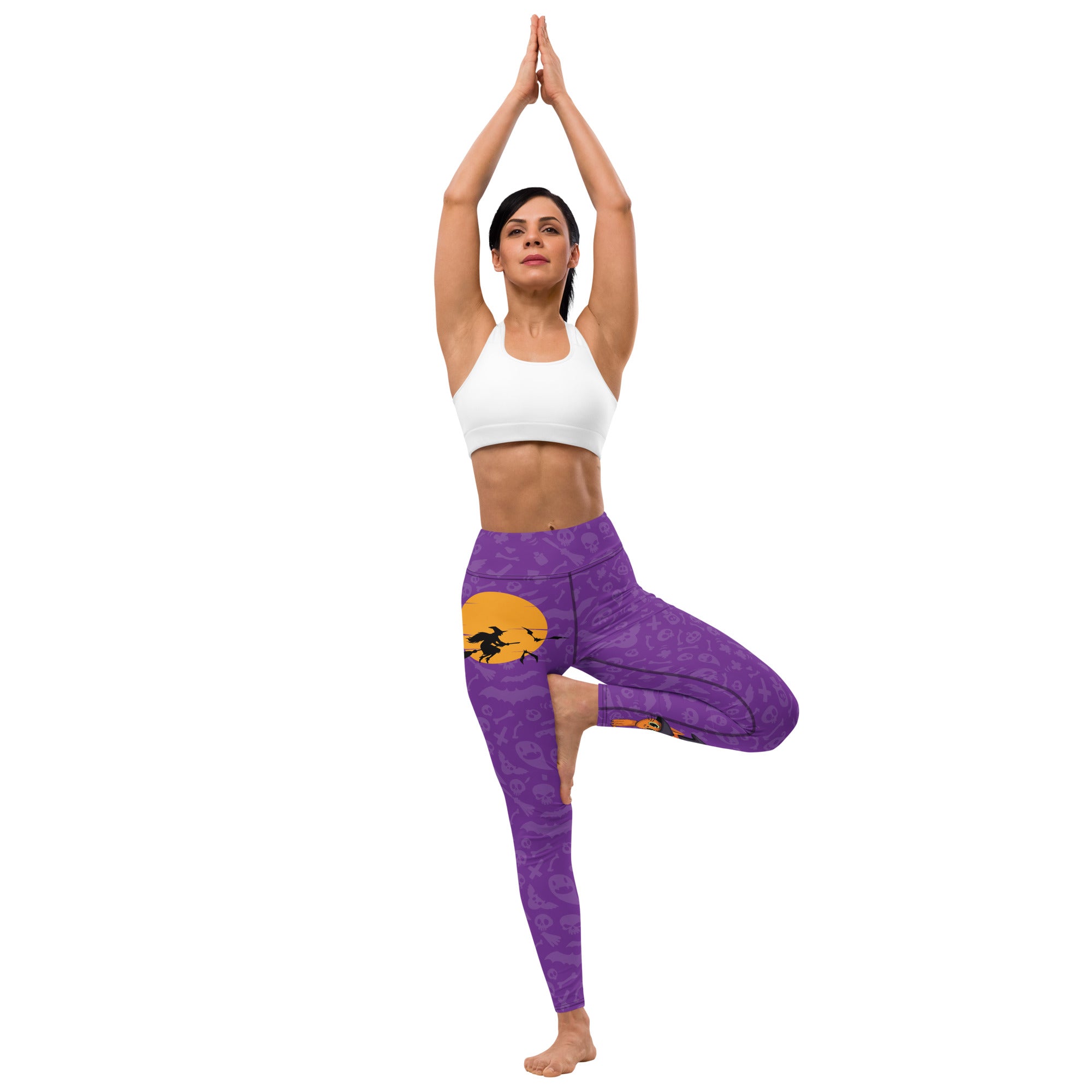 Pumpkin Pocket Halloween Yoga Leggings