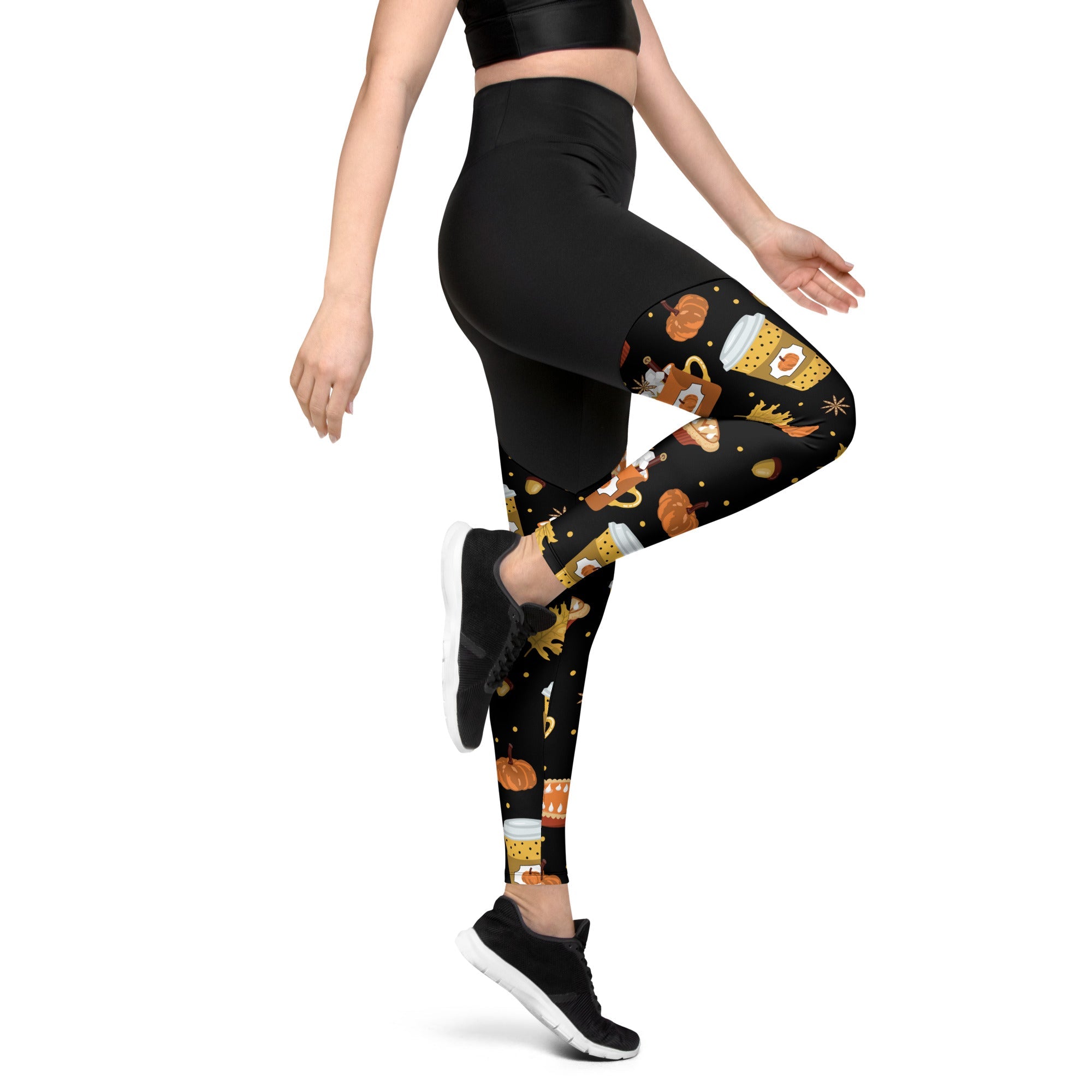 Pumpkin Season Compression Leggings